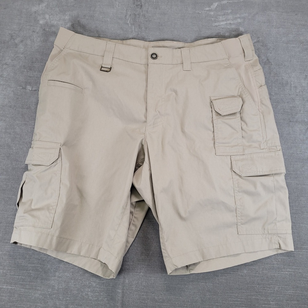 5.11 Tactical Mens Cargo Shorts‎ Size 38 Khaki Tan Ripstop Hiking Work Utility